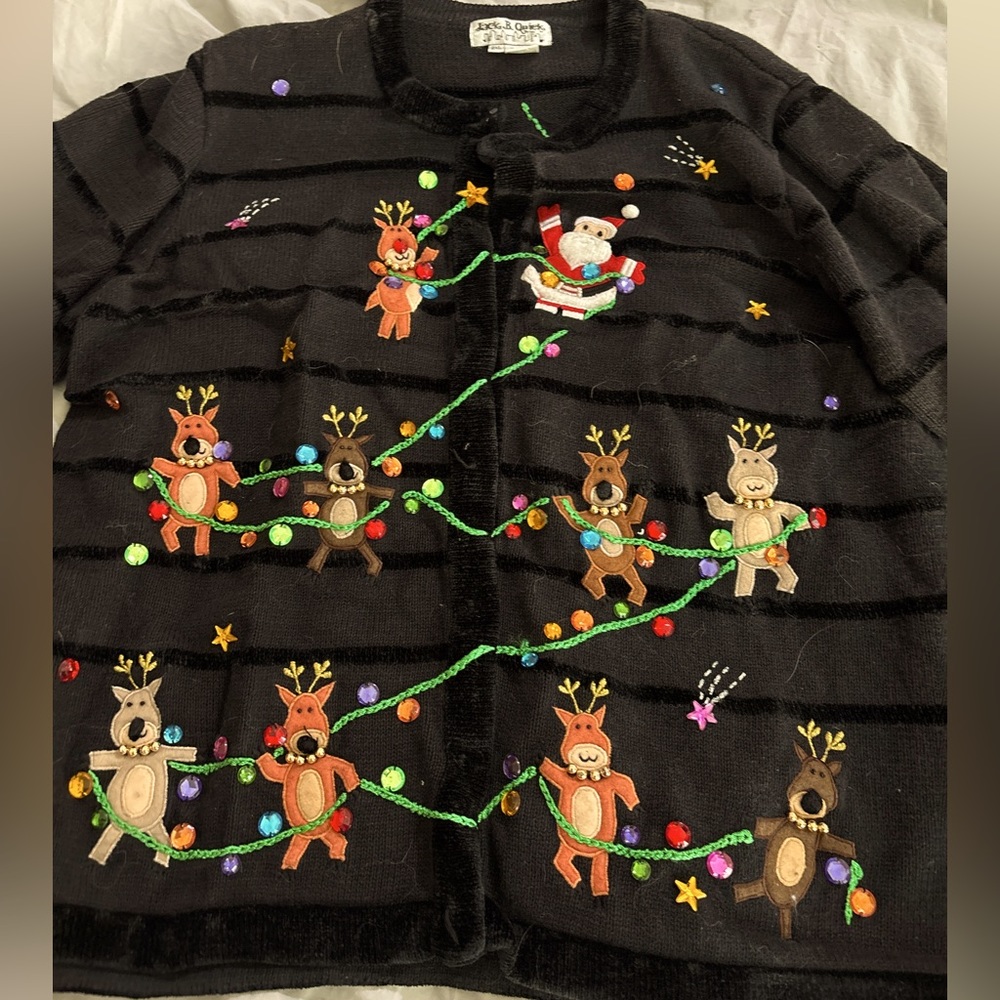 Christmas Sweater. Or can be a cardigan